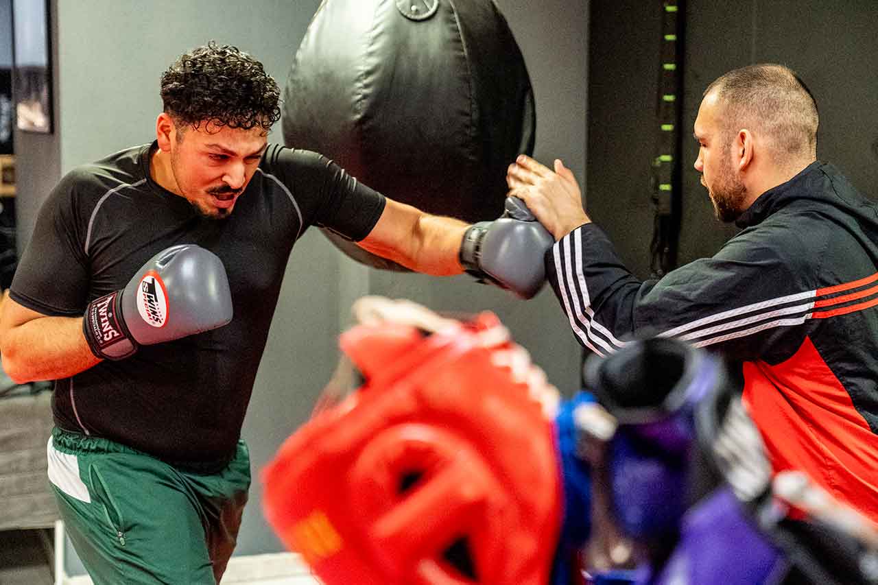 Schlag- und Tritttechniken im Kickboxkurs
